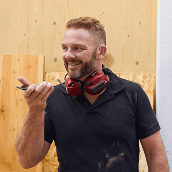 Arbeitender Mann